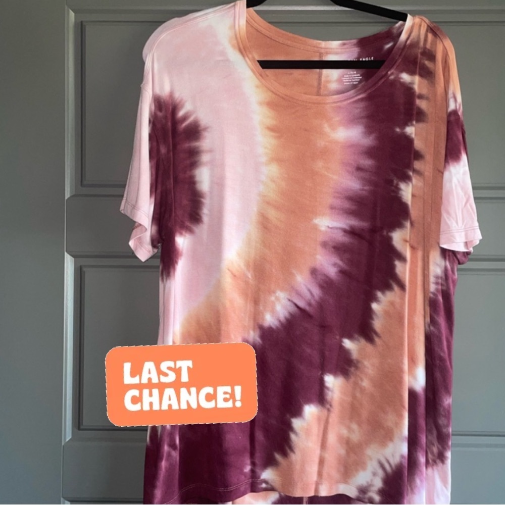 American Eagle Soft & Sexy Tye Dye Top